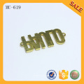 MC619 Großhandel Nachahmung Gold kleine benutzerdefinierte Metall-Tag
